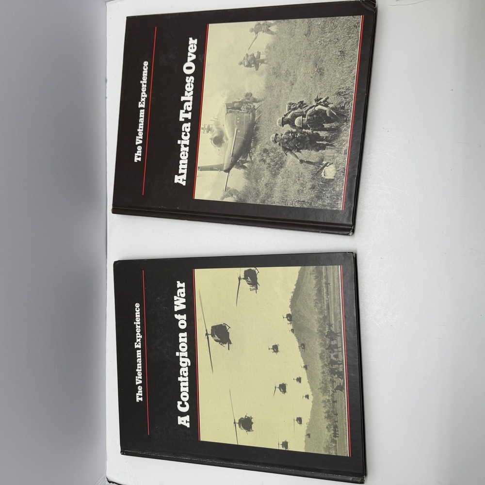 The Vietnam Experience 2 Book Set America Takes Over A Contagion of War HC